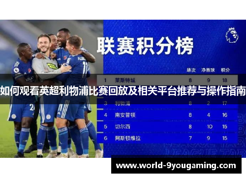 如何观看英超利物浦比赛回放及相关平台推荐与操作指南